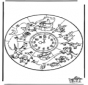 Kolorowanki mandala zwierzeca