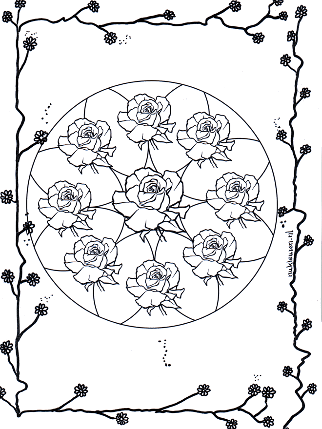 Różyczkowa Mandala