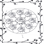 Mandala - Różyczkowa Mandala