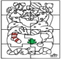 Święty Mikołaj - Puzzle