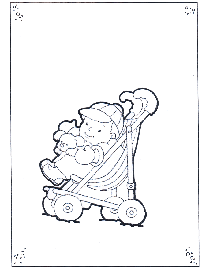 Brzdąc w wózku - Dziecko