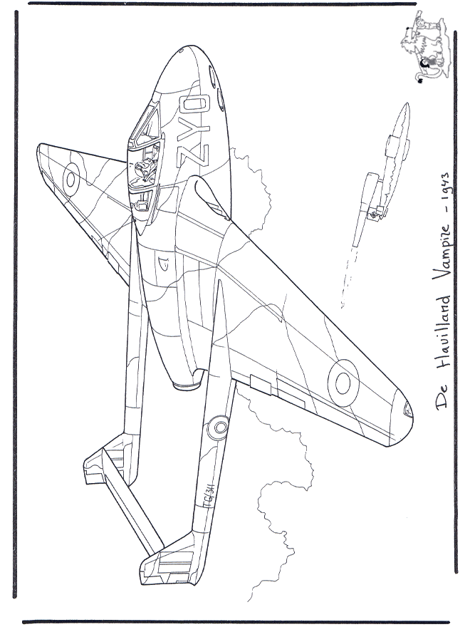 de Havilland Vampire - Samolot