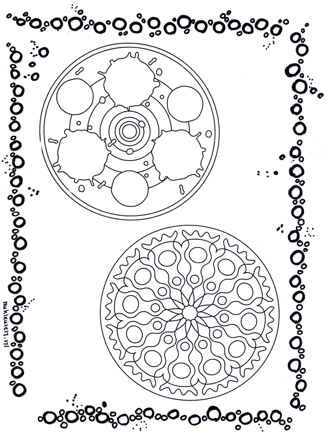 Dwie Mandele - Podwójne mandala