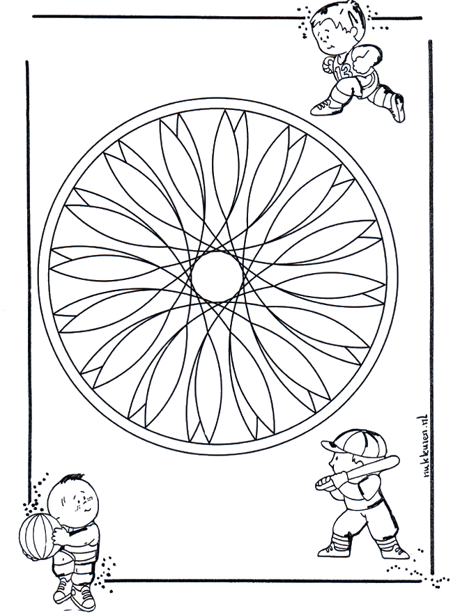 Dziecięca Geomandala 2 - Mandala dla dzieci