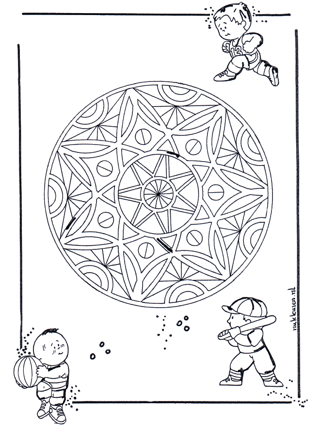 Dziecięca Geomandala 3 - Mandala dla dzieci