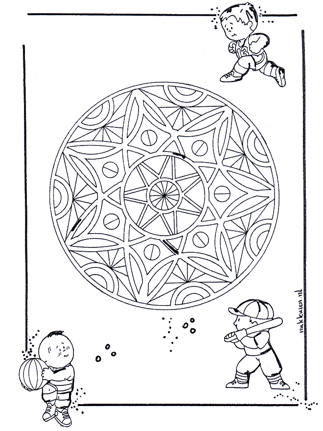 Dziecięca Geomandala - Mandala dla dzieci