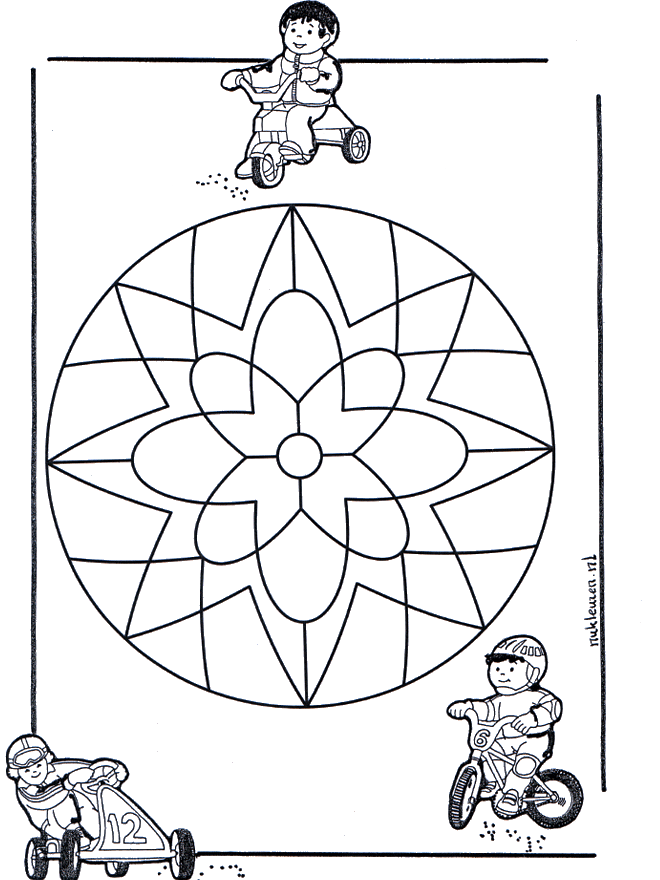 Dziecięca Mandala 10 - Mandala dla dzieci