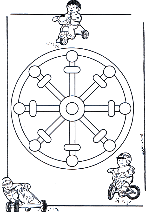 Dziecięca Mandala 11 - Mandala dla dzieci