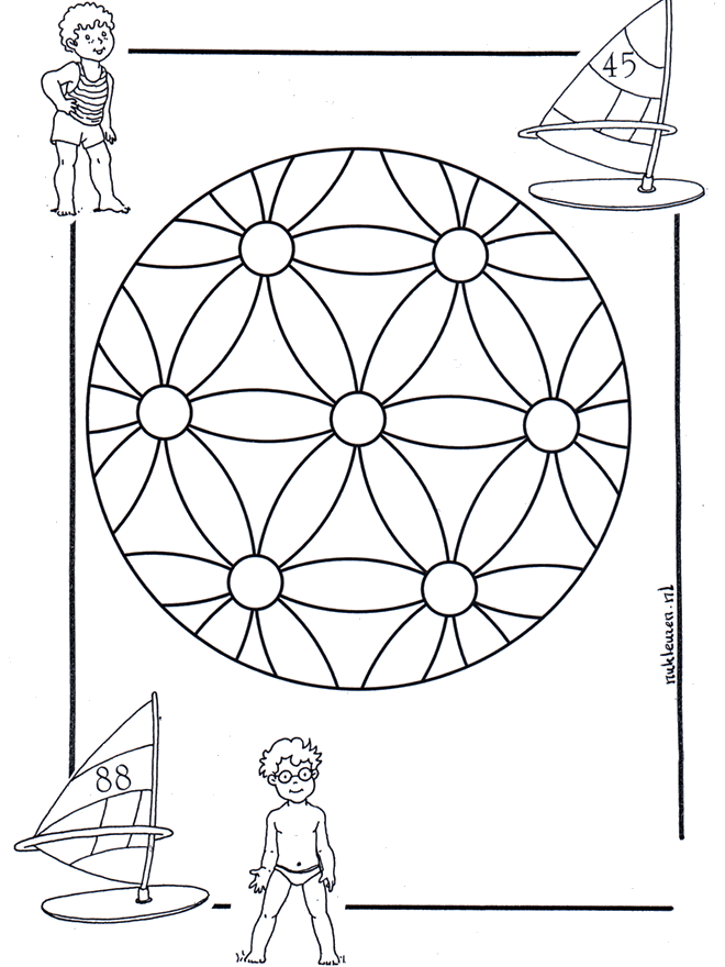 Dziecięca Mandala 2 - Mandala dla dzieci