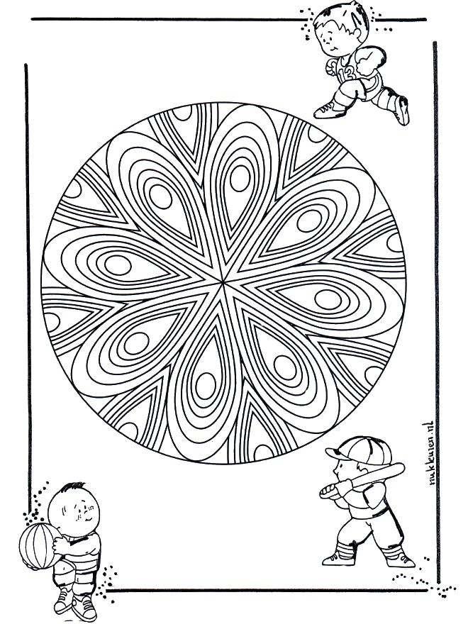 Dziecięca Mandala 21 - Mandala dla dzieci