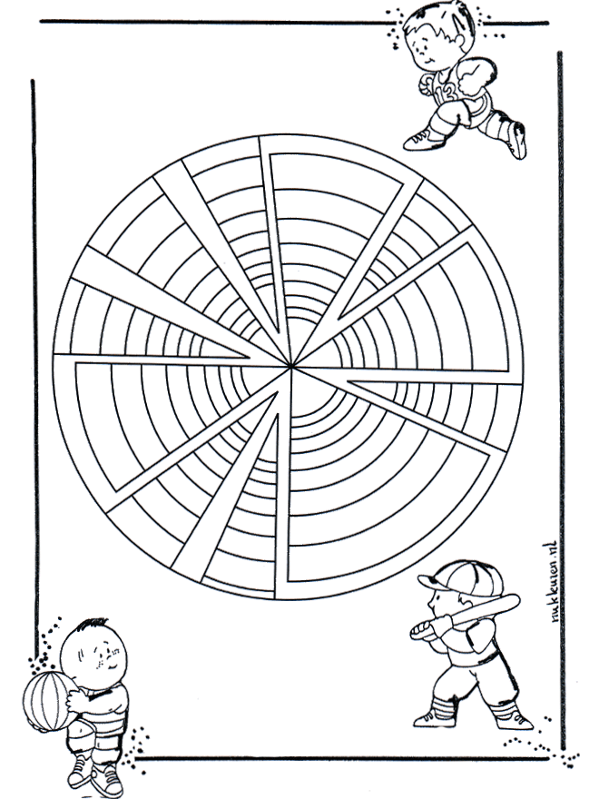 Dziecięca Mandala 22 - Mandala dla dzieci