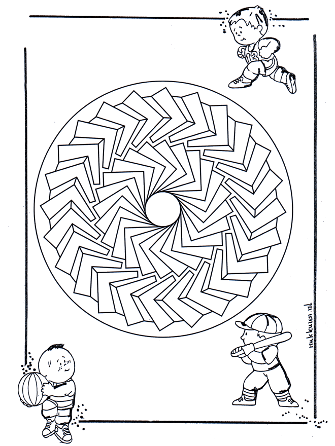 Dziecięca Mandala 27 - Mandala dla dzieci