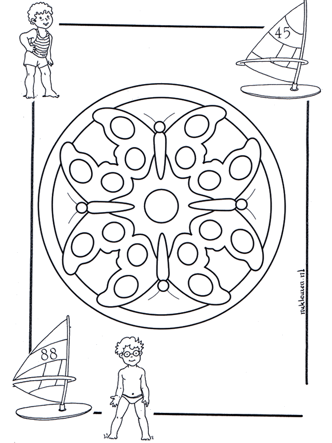 Dziecięca Mandala 4 - Mandala dla dzieci