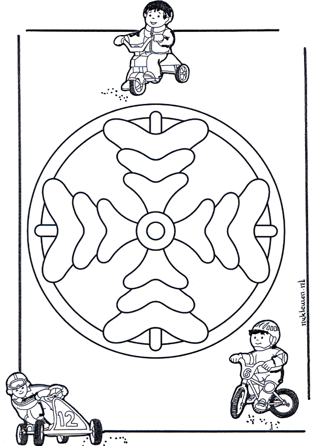 Dziecięca Mandala 8 - Mandala dla dzieci