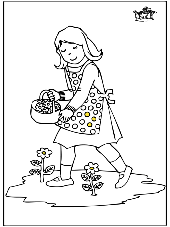 Dziewczyna z kwiatami - Dziecko