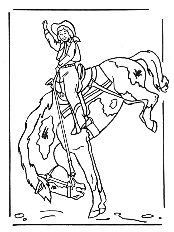Dziewczynka na koniu 2 - Koń