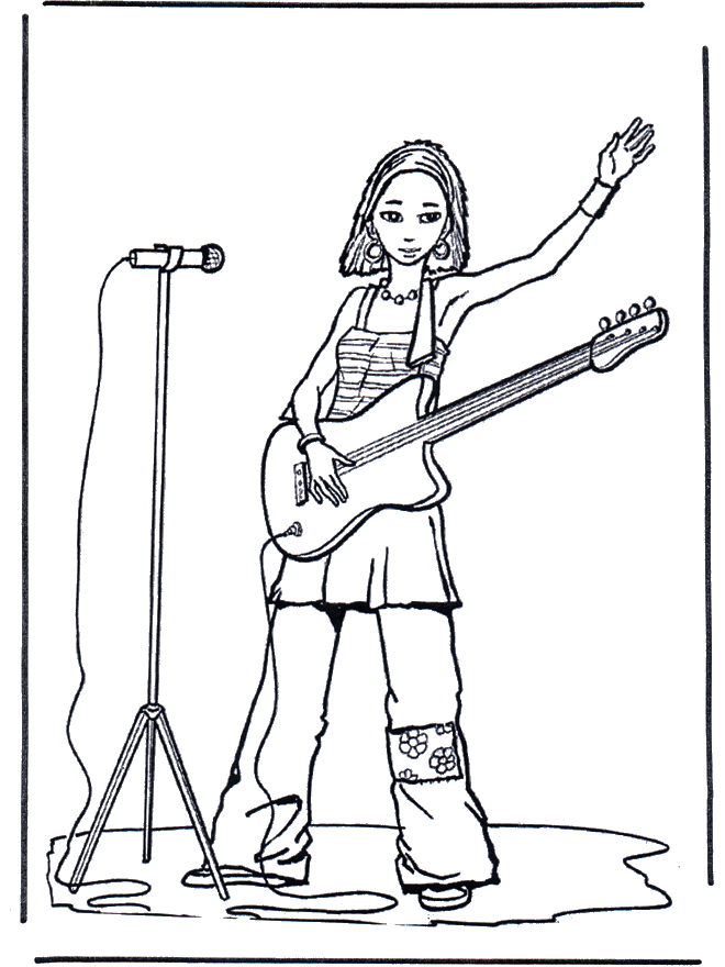 Dziewczynka z gitarą - Muzyka