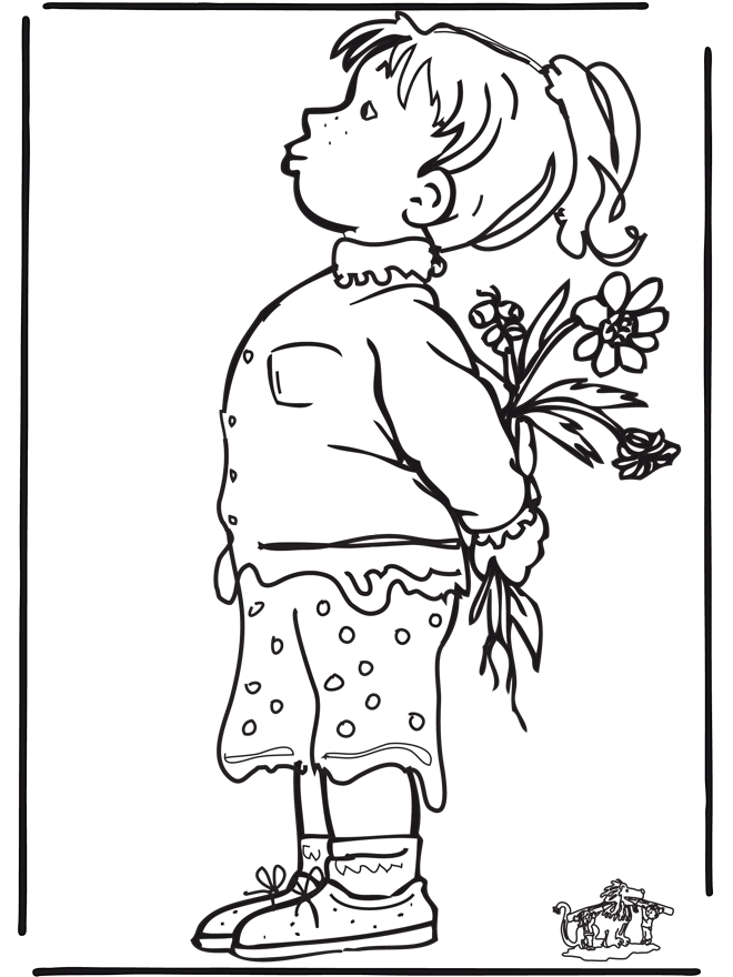 Dziewczynka z Kwiatami - Dziecko
