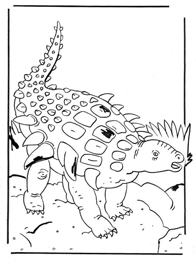 Edmontonia - Smok i dino