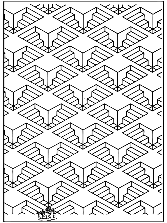 Formy Geometryczne 11 - Artystyczne Kolorowanki