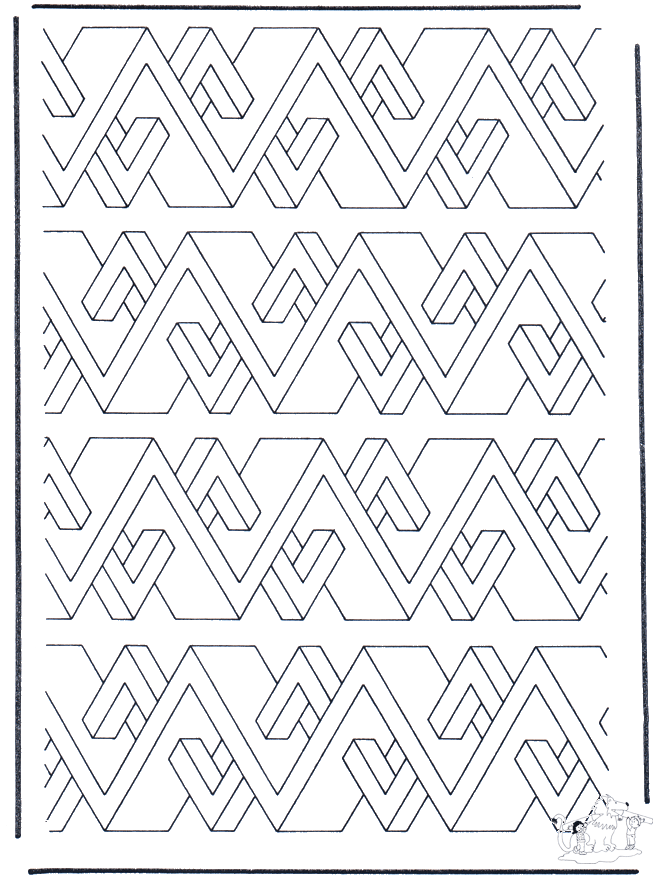 Formy Geometryczne 8 - Artystyczne Kolorowanki