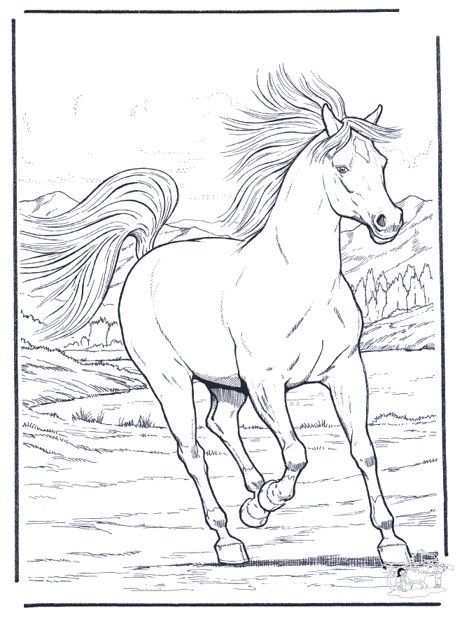 Galopujący Koń - Koń