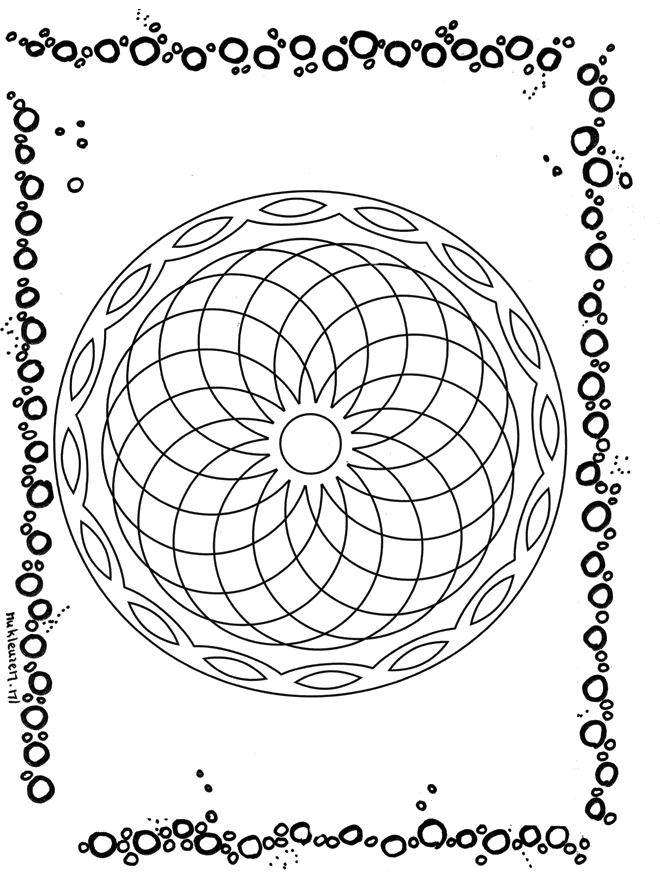 Geometryczna Mandala 1 - Geometryczne mandala