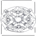 Mandala's - Grzyb mandala