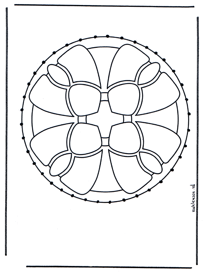 Haftowanie 1 - Mandala