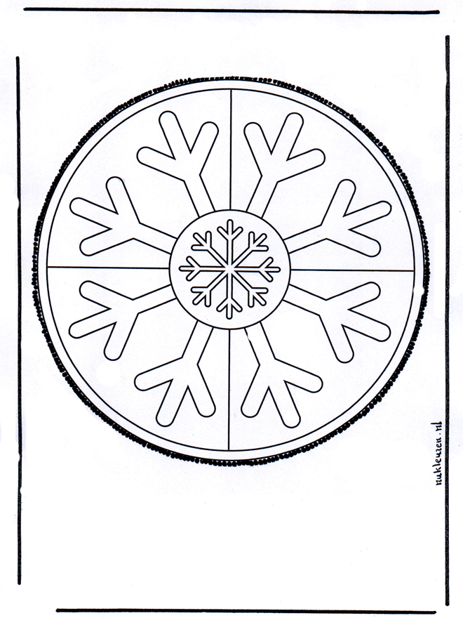 Haftowanie kartki 19 - Mandala