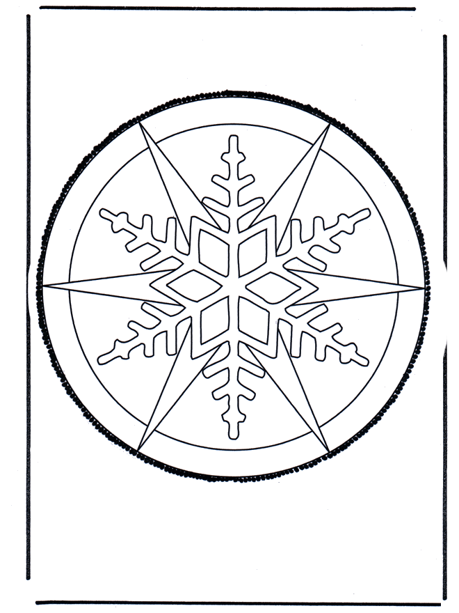 Haftowanie kartki 23 - Mandala