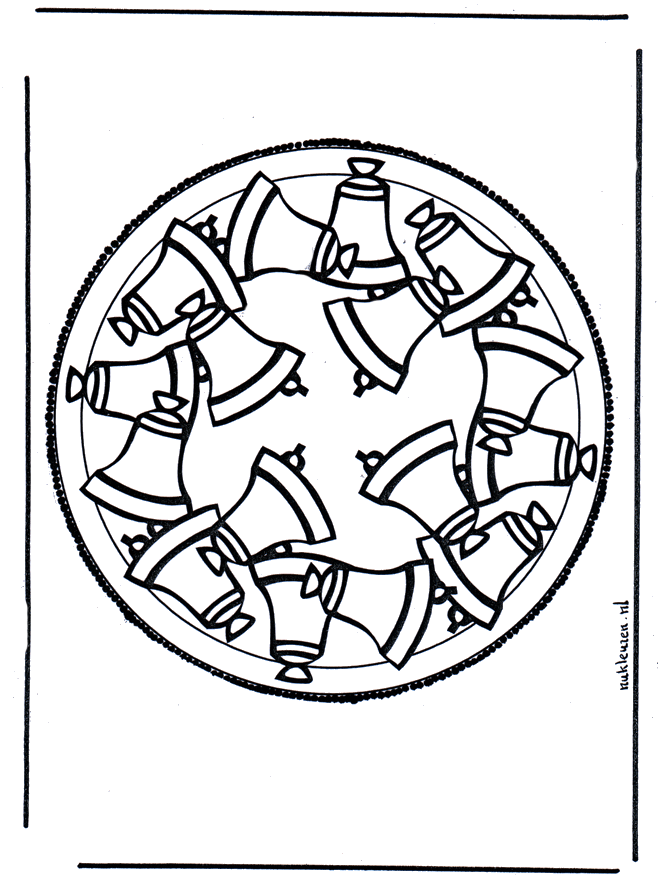 Haftowanie kartki 26 - Mandala