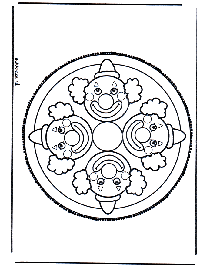 Haftowanie kartki 28 - Mandala