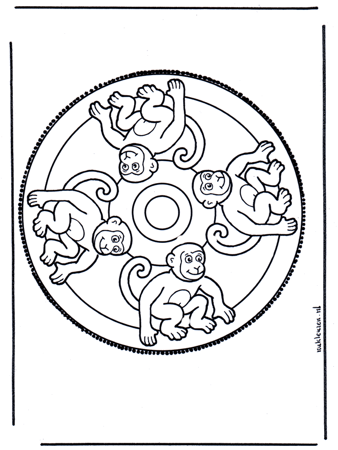 Haftowanie kartki 39 - Mandala