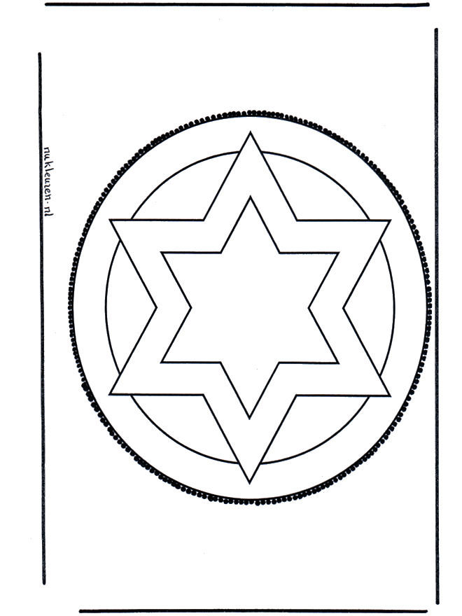 Haftowanie kartki 43 - Mandala