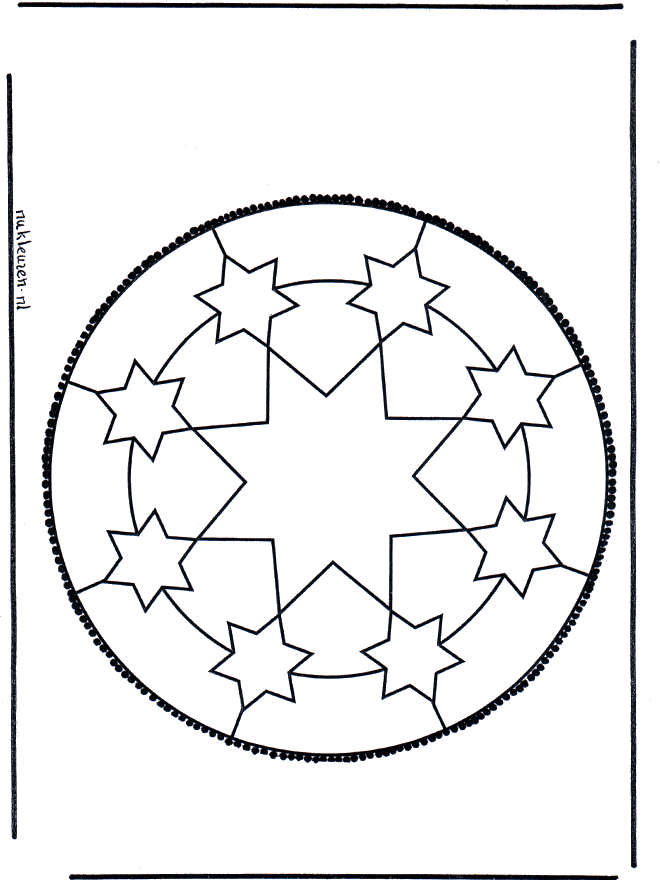 Haftowanie kartki 46 - Mandala