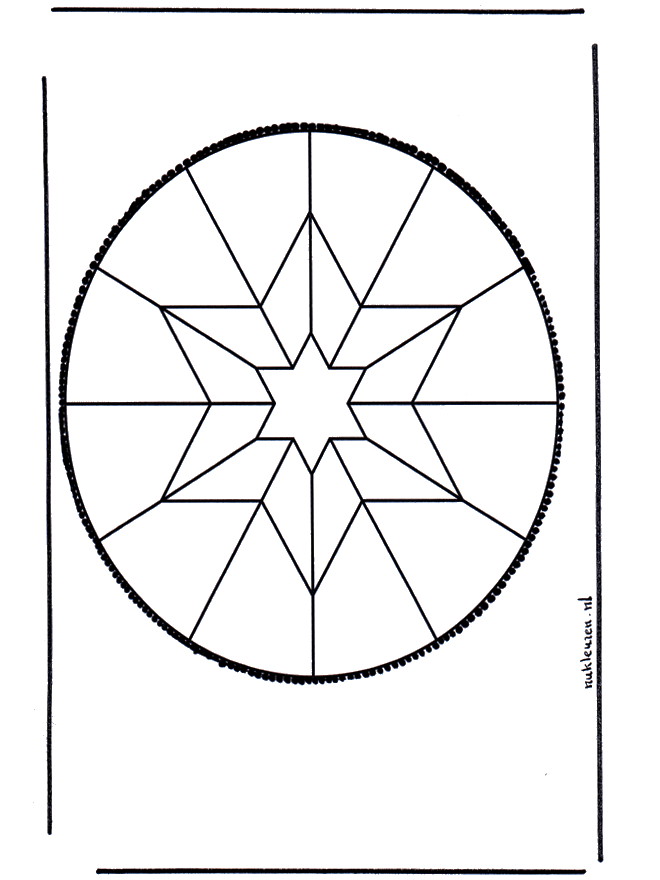 Haftowanie kartki 48 - Mandala