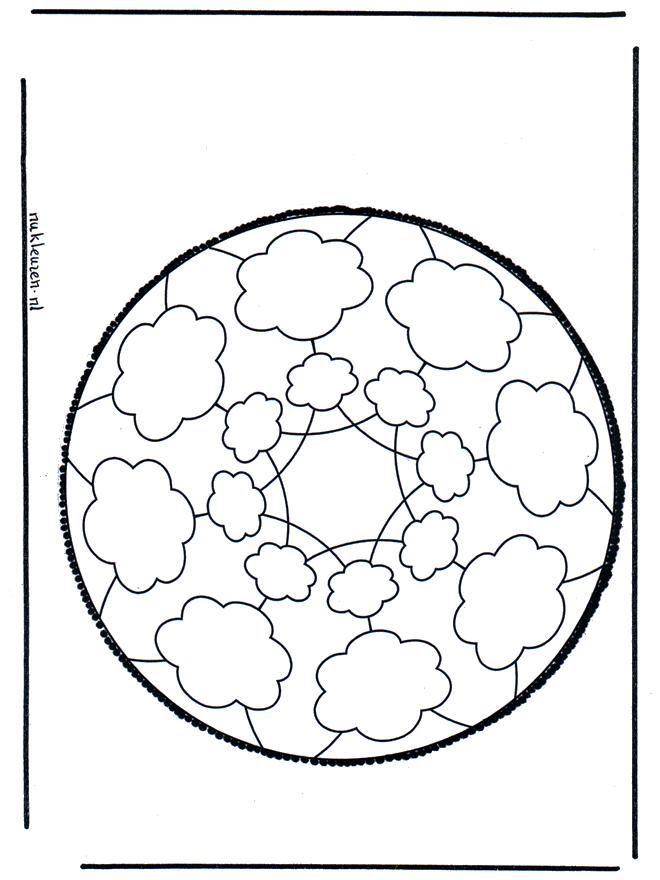 Haftowanie kartki 56 - Mandala