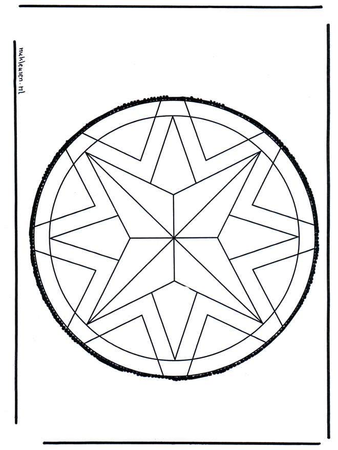 Haftowanie kartki 59 - Mandala