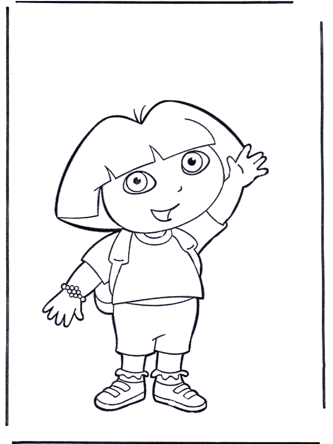 Kolorowanki Dora - Dora