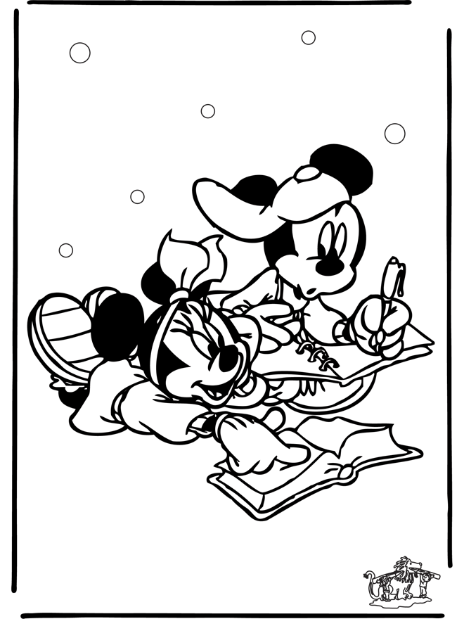 Kolorowanki Mickey Mouse - Myszka Miki