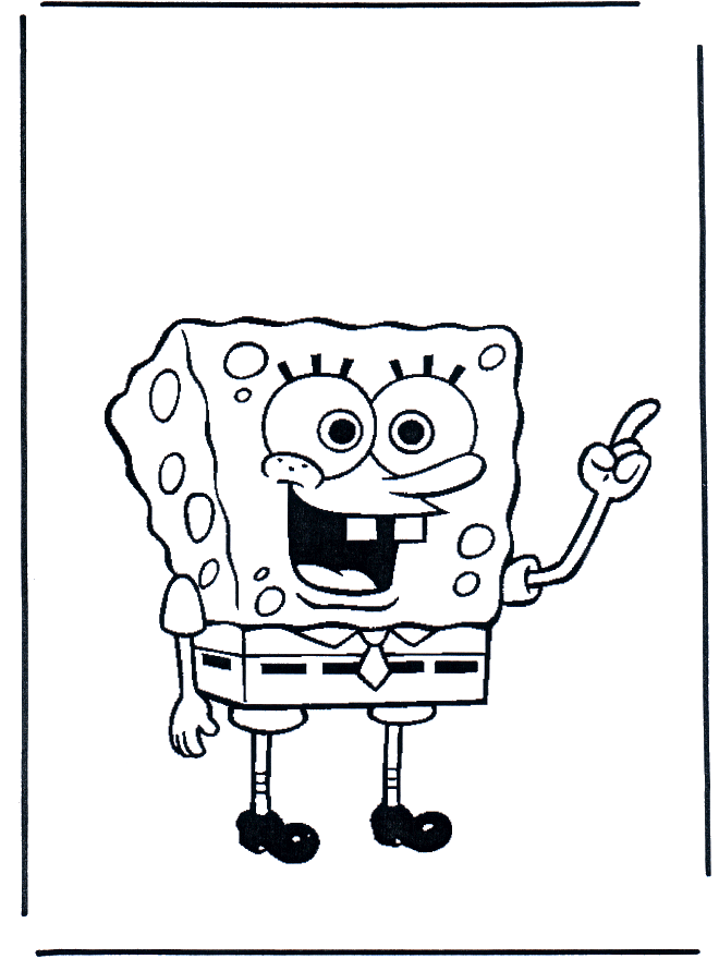 Kolorowanki Spongebob - SpongeBob