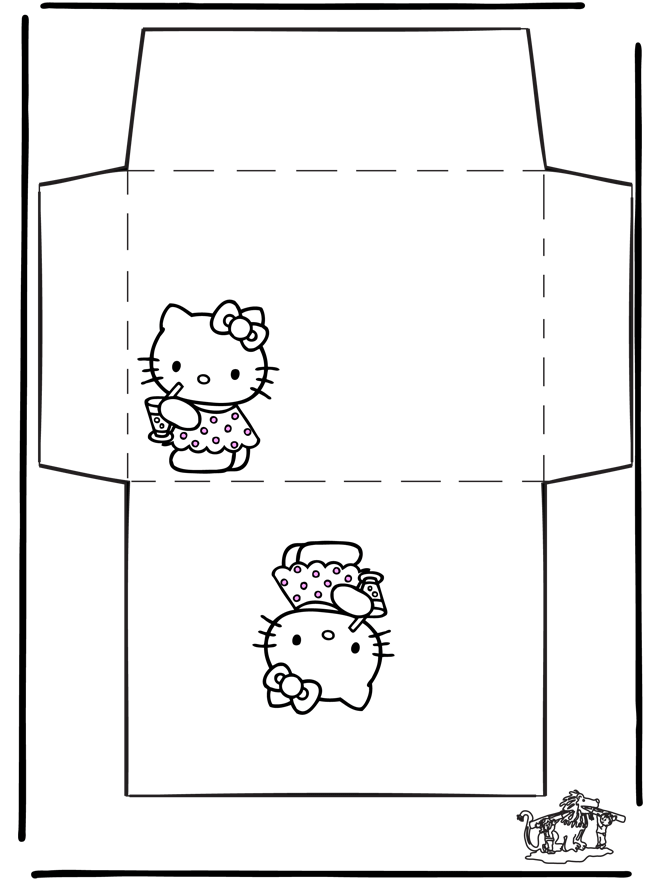 Koperta Hello Kitty - Papier Listowy