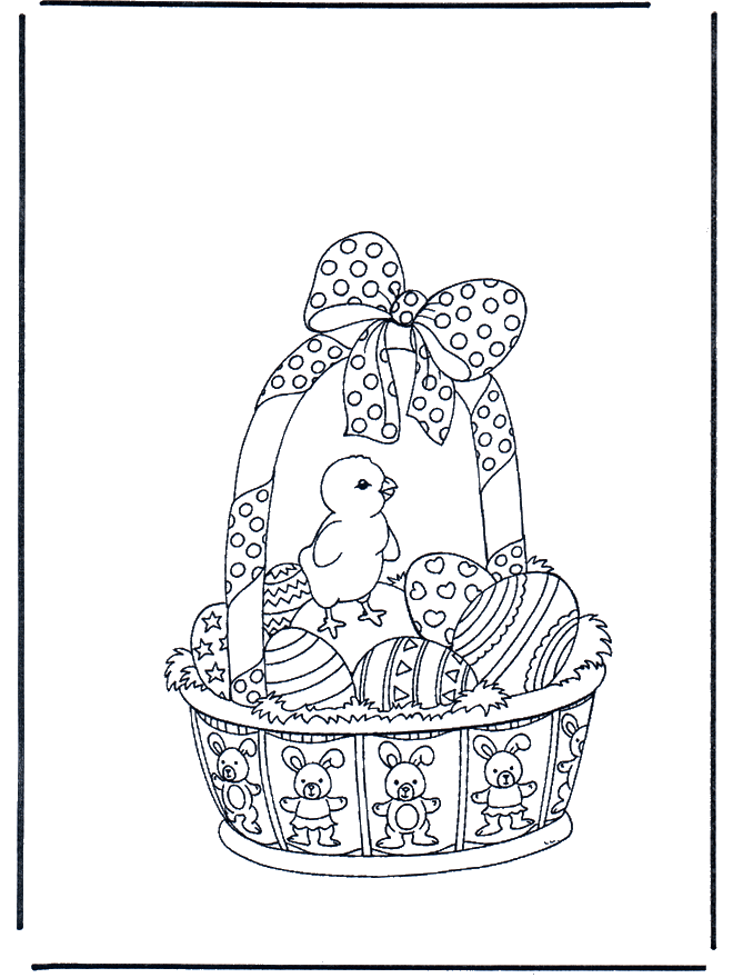 Koszyczek wielkanocny - Wielkanoc
