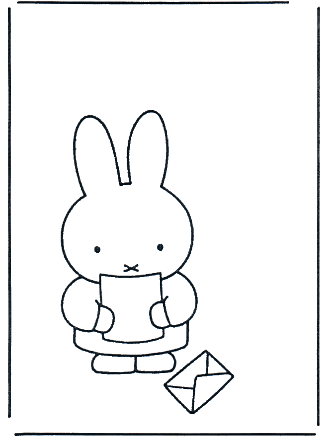 Króliczek z listem - Miffy