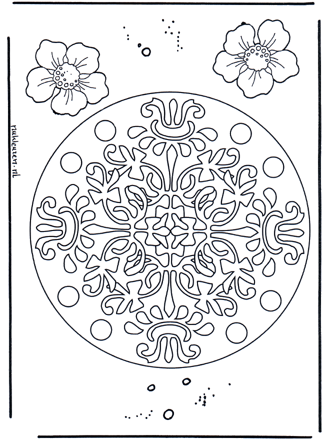 Kwiatowa Geomandala - Kwieciste mandala