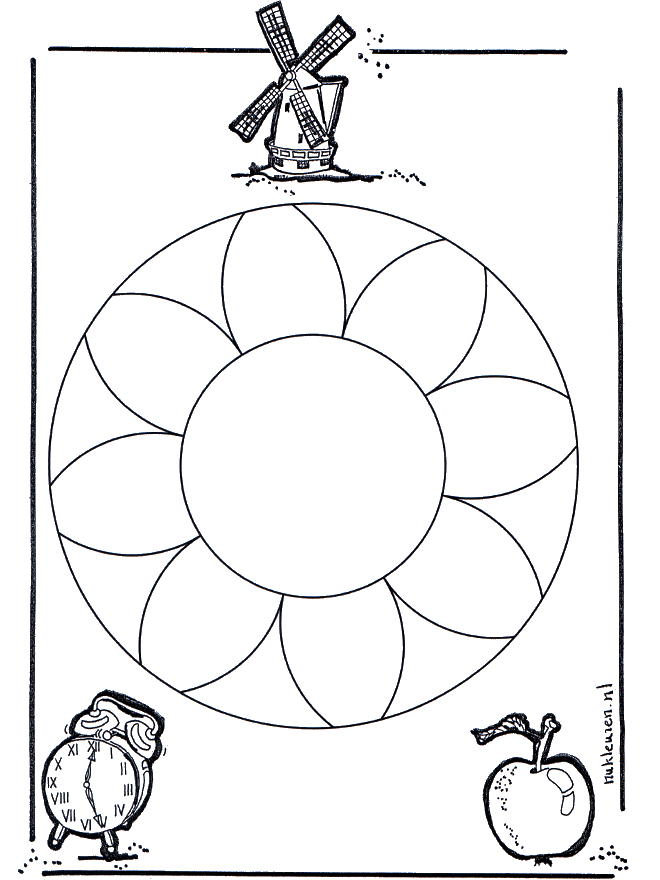 Kwiatowa Mandala 1 - Kwieciste mandala