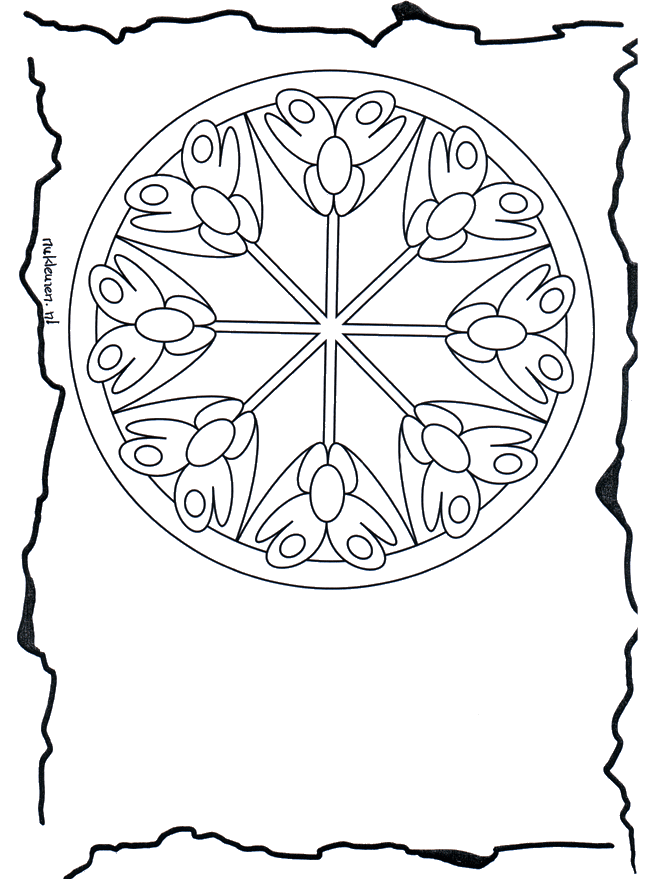 Kwiatowa Mandala 3 - Kwieciste mandala