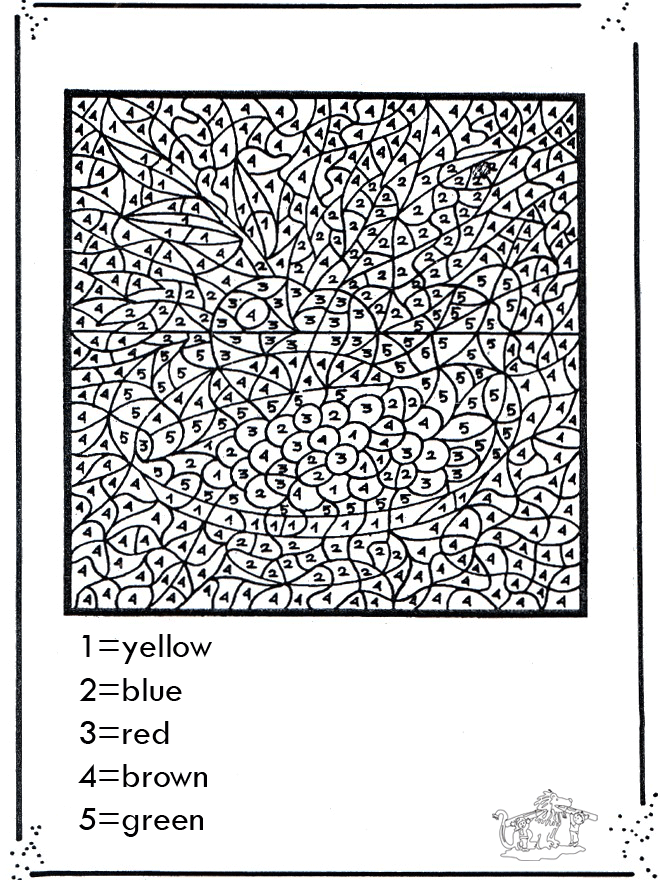Malowanie numerów - Kolorowanie po numerze
