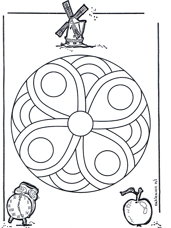 Mandala 12 - Geometryczne mandala